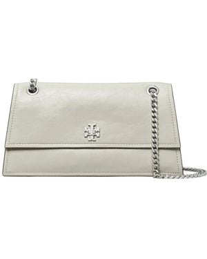 Tory Burch Mini Kira Turnlock Shoulder Bag - White