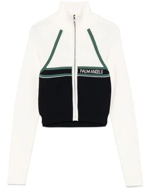Palm Angels Off- & Racing Zip Jacket - Black