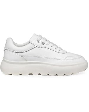 Geox D Spherica Ec4.1 Chunky-Sole Sneakers - White