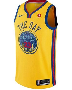 Nike Nba Golden State Warriors "Chinese Heritage" Jersey - Yellow