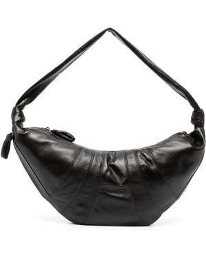 Lemaire Große Croissant Schultertasche - Schwarz
