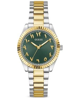 Guess Two-Tone 36Mm Watch - Metallic