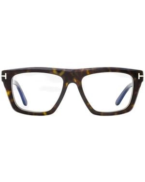 Tom Ford Rectangular-Frame Glasses - Black