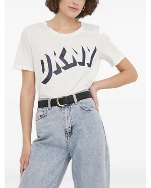 DKNY Camiseta Con Logo - Azul