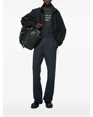 Acne Studios Logo-Embroidered Jacket - Blue