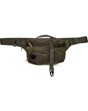 C.P. Company Lens-Detail Nylon B Belt Bag - Green