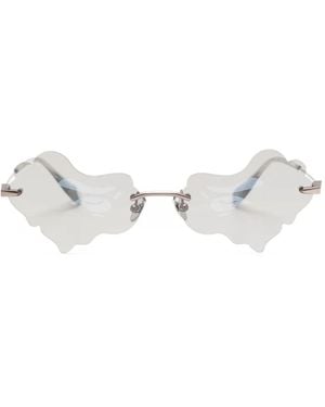 A Bathing Ape Moonface Sunglasses - White