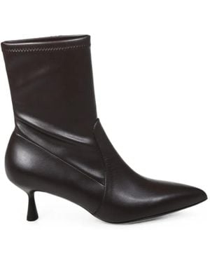 Sergio Levantesi Bottines À Bout Pointu - Noir