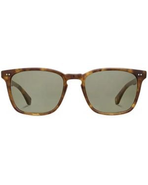 Garrett Leight Earvin Tortoiseshell-Effect Sunglasses - Grey