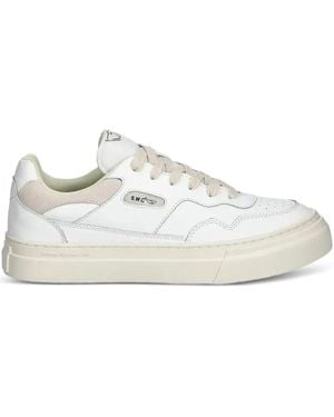 Stepney Workers Club Sneakers mit Schnürung - Weiß