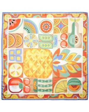 Lancel Fular Tutti Frutti - Amarillo