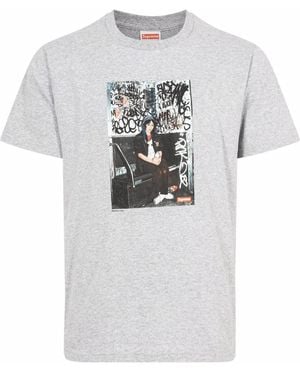 Supreme Lady Crew Neck T-Shirt - Grey