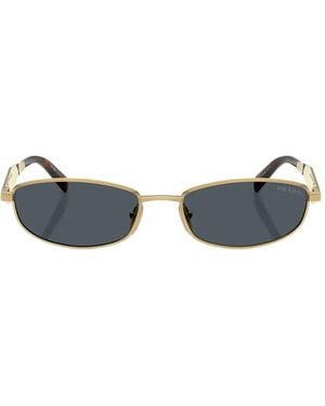 Prada Sunglasses With Logo - Metallic