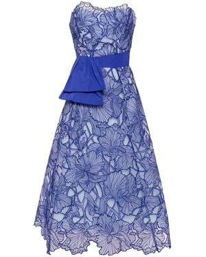 Marchesa Iris Midikleid - Blau