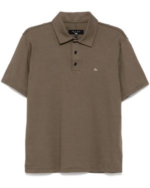 Rag & Bone Pure Pima ポロシャツ - ブラウン