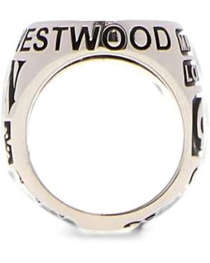 Vivienne Westwood Lancelot Chevalier Orb Ring - White