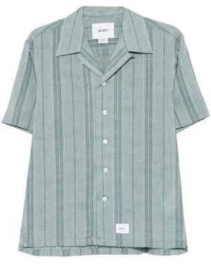 WTAPS Camicia A Righe - Blu