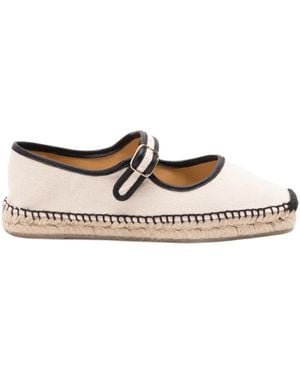 Castañer Espadrilles À Boucle - Blanc