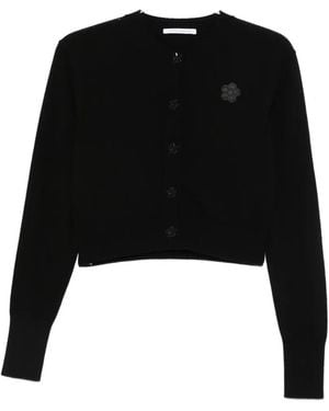 Cecilie Bahnsen Cbdua Long-Sleeves Cardigan - Black