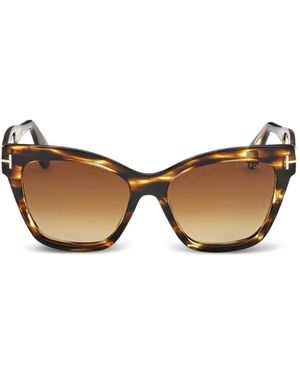 Tom Ford Elvira Cat-Eye-Sonnenbrille - Braun