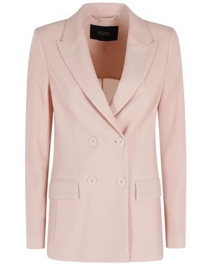 Seventy Double-Breasted Blazer - Pink