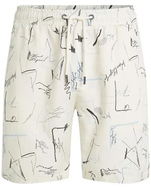 Karl Lagerfeld Shorts Mit Print - Natur