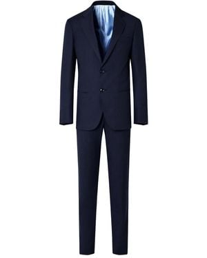 Giorgio Armani Micro-Pinstripe Suit - Blue