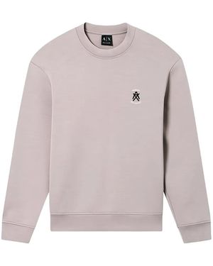ARMANI EXCHANGE Embroidered Sweatshirt - Pink