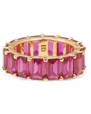 Izabel Display Rectangle-Cut Ring - Pink