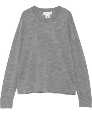 Max Mara Langärmeliger Pullover - Grau