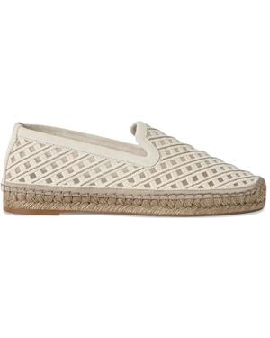 Brunello Cucinelli Precious Net Espadrilles - White