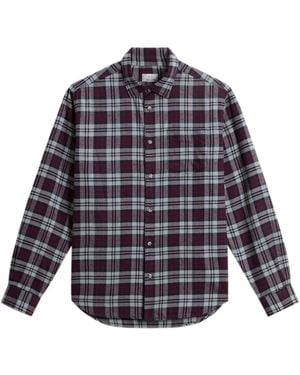 Woolrich Lightweight Flannel Shirt - Blue