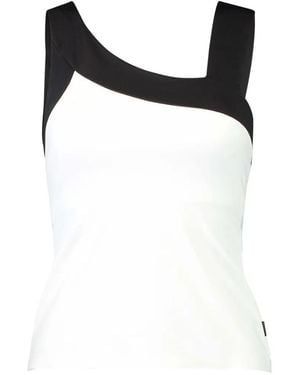 Goldbergh Sierra Asymmetrical-Strap Top - Black