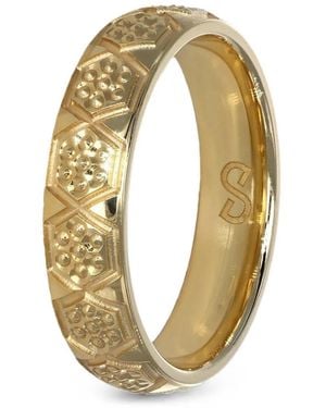 Desmo Mb 05 Ring Mit Graviertem Band - Mettallic