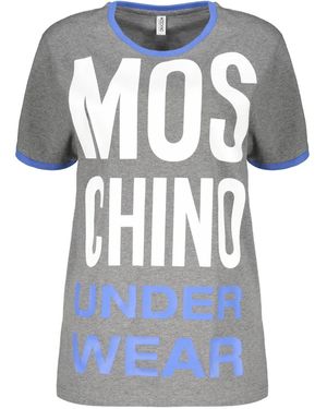Moschino Cotton T-Shirt - Blue
