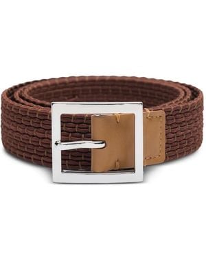 Amiri Skater Braided Belt - Brown