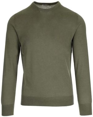 Al Duca d'Aosta Fein Gestricktes T-Shirt - Grün