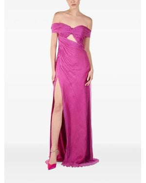 ANDREEA VENECIUC Muse Off-Shoulder Gown - Pink