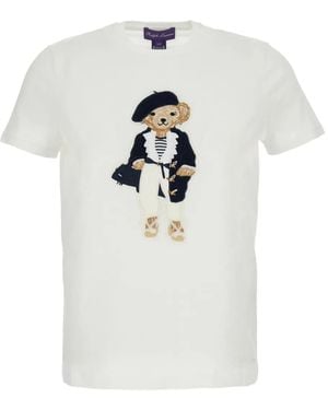 Ralph Lauren Embroidery Bear T-Shirt - White