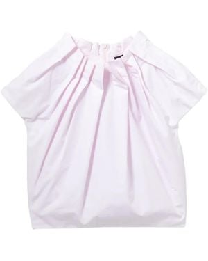Simone Rocha Gathered-Tulip Blouse - Purple