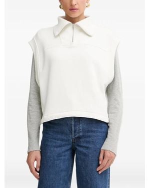 Rag & Bone Polo À Coupe Ample Sans Manches - Blanc