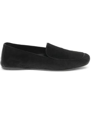 KHAITE Monroe Pony Hair Loafers - Black