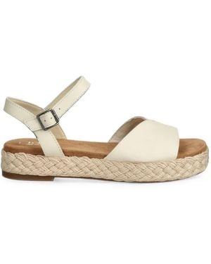 TOMS Abby Buckle-Fastening Platform Espadrilles - Natural