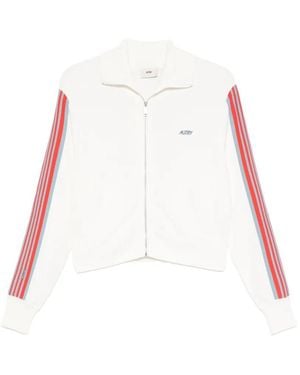 Autry Jack Met Logopatch En Zijstreep - Wit