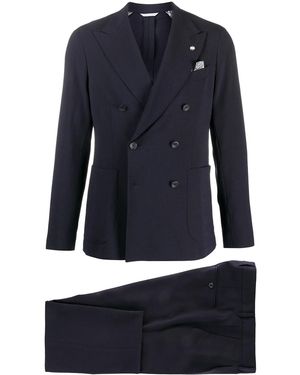 Manuel Ritz Two-Piece Suit - Blue