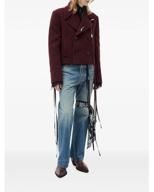 Ann Demeulemeester Dalmar Double-Breasted Jacket - Blue