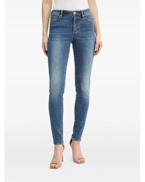 ARMANI EXCHANGE Logo-Embroidery Jeans - Blue