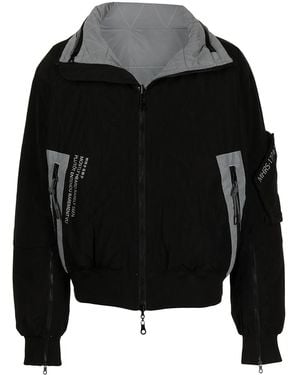 Mostly Heard Rarely Seen Reversible Padded Jacket - Black