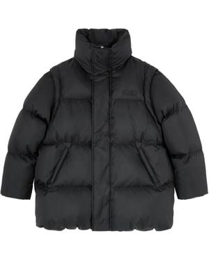 MM6 by Maison Margiela Nylon Puffer Jacket - Black