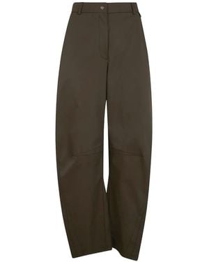 Herno Wide Leg Pants - Green
